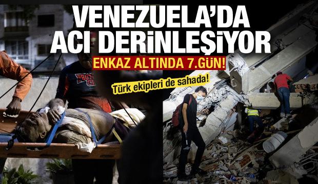 Venezuela'daki depremlerde hayatını kaybedenlerin sayısı 1719'a y&uuml;kseldi