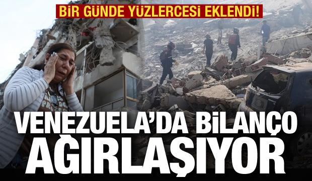 Venezuela'daki depremlerde hayatını kaybedenlerin sayısı 1719'a y&uuml;kseldi