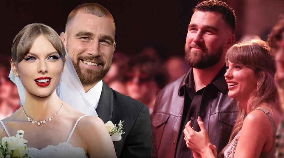 Yılın d&uuml;ğ&uuml;n&uuml;: Taylor Swift ve Travis Kelce evlendi! G&uuml;venlik &ouml;nlemleri dikkat &ccedil;ekti