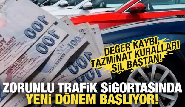 Zorunlu trafik sigortasında yeni d&ouml;nem: Değer kaybı kuralları değişiyor!