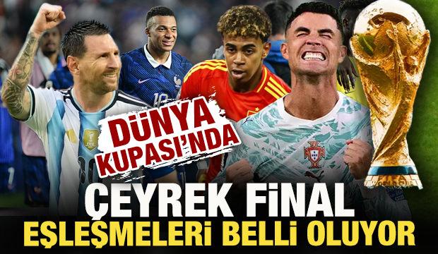 2026 D&uuml;nya Kupası'nda &ccedil;eyrek final eşleşmeleri belli oluyor!