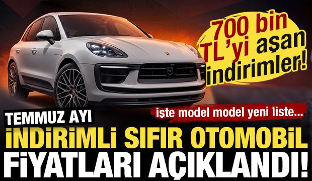 716 bin TL indirim! Temmuz ayı indirimli sıfır otomobiller a&ccedil;ıklandı! Model model liste...