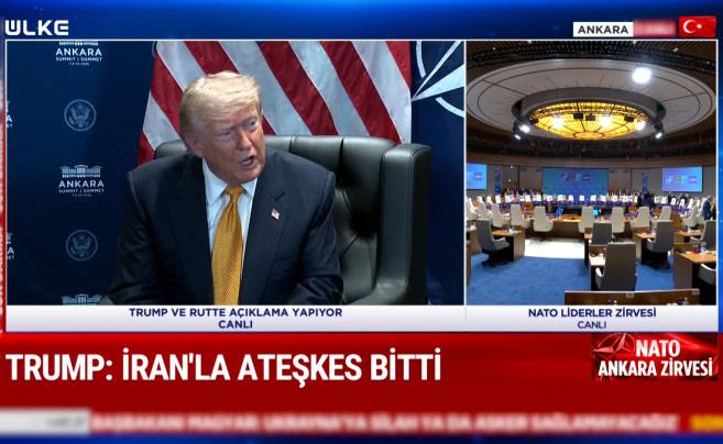 ABD başkanı Trump İran ile savaş hakkında  "Ben olmasam T&uuml;rkiye savaşa girebilirdi " dedi..