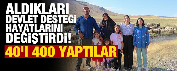 Aldıkları devlet desteği hayatlarını değiştirdi! 40'ı 400 yaptılar 