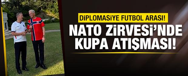 Ankara&rsquo;da NATO zirvesinde D&uuml;nya Kupası diplomasisi yaşandı