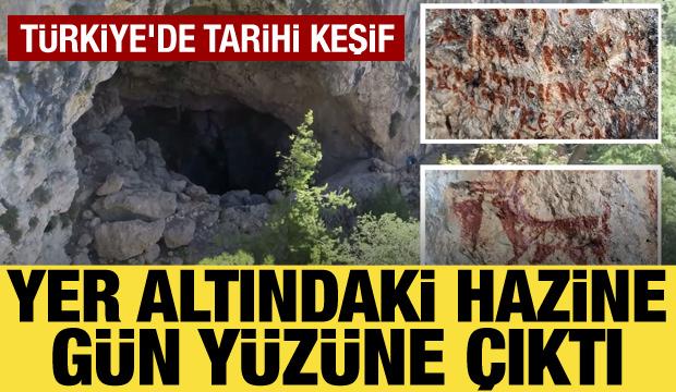 Antalya'da tarihi keşif! Haritalarda olmayan mağara ortaya &ccedil;ıktı