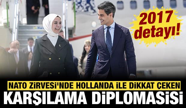 Bakan G&ouml;ktaş karşıladı: NATO Zirvesi'nde Hollanda ile dikkat &ccedil;eken karşılama diplomasisi!