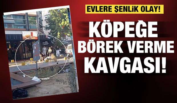 B&ouml;ylesi ne g&ouml;r&uuml;ld&uuml; ne de duyuldu! İzmir'de obez k&ouml;peğe b&ouml;rek verme kavgası