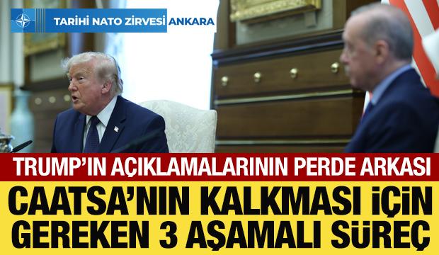 CAATSA'nın kalkması i&ccedil;in 3 aşamalı s&uuml;re&ccedil; gerekiyor! Trump'ın a&ccedil;ıklamalarının perde arkası