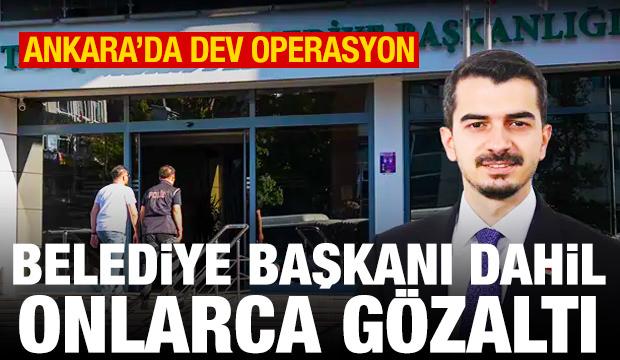 &Ccedil;ankaya Belediyesi'ne operasyon: Belediye Başkanı dahil &ccedil;ok sayıda g&ouml;zaltı