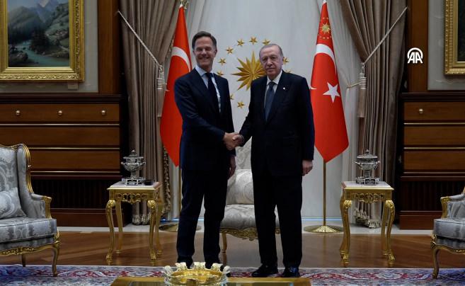 Cumhurbaşkanı Erdoğan, NATO Genel Sekreteri Rutte'yi kabul etti