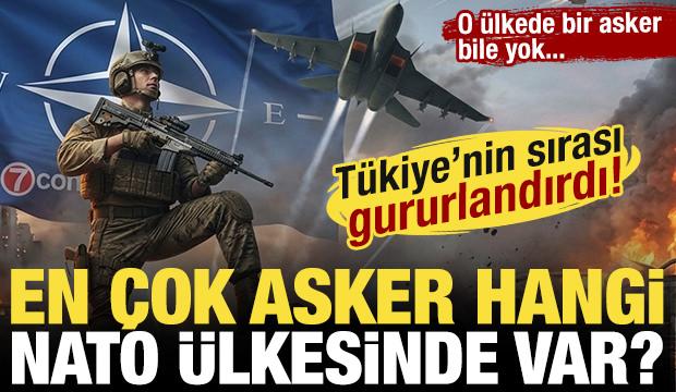 En &ccedil;ok asker hangi NATO &uuml;lkesinde var? Tek tek a&ccedil;ıklandı: T&uuml;rkiye'nin sırası gururlandırdı