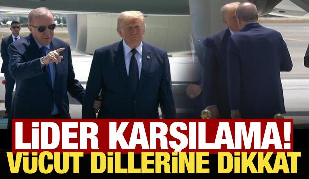 Erdoğan, Trump'ı Ankara'da karşıladı! Samimi anlar kameralara yansıdı