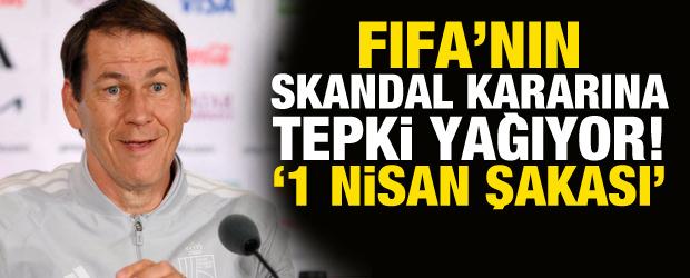 FIFA'nın skandal kararına tepki yağıyor! '1 Nisan şakası'