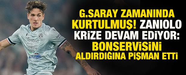 Galatasaray kurtuldu! Udinese transfer ettiğine pişman oldu: Zaniolo'dan b&uuml;y&uuml;k rest