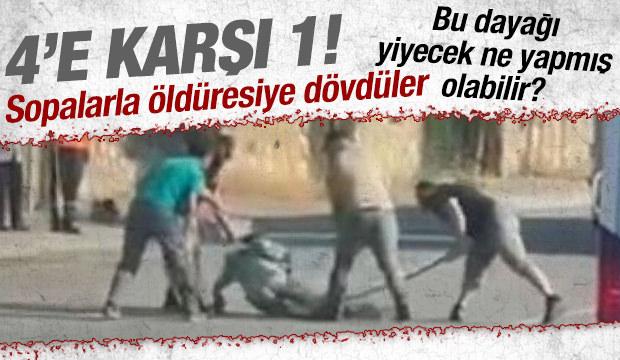 Gebze'de trafikte dehşet: 4 kişi, 1 kişiyi ara&ccedil;tan indirip sopalarla &ouml;ld&uuml;resiye d&ouml;vd&uuml;