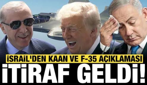 İsrail'den KAAN ve F-35 a&ccedil;ıklaması: ABD'ye baskı uyguladıklarını itiraf etti!