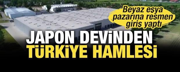 Japon devinden T&uuml;rkiye hamlesi: Beyaz eşya pazarına resmen giriş yaptı