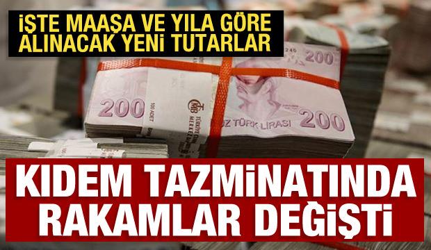 Kıdem tazminatında rakamlar d&uuml;n gece değişti! İşte yıllara g&ouml;re alınacak yeni tutarlar