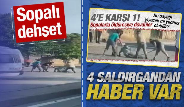 Kocaeli'de trafikteki sopalarla darba 4 tutuklama