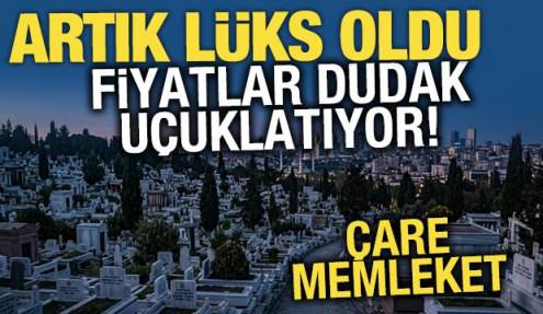 Megakentte boş mezar yeri fiyatları 334 bin lirayı aşarak rekor kırdı