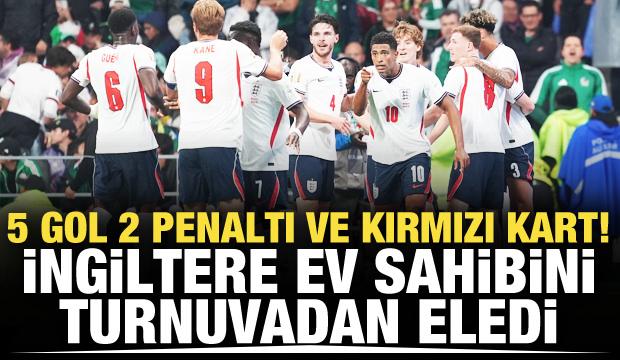 5 goll&uuml; nefes kesen d&uuml;elloda 10 kişilik İngiltere, ev sahibini eledi