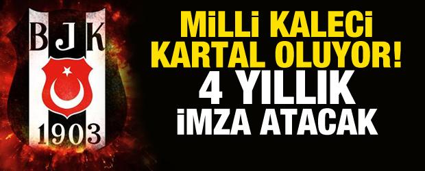 Milli kaleci Kartal oluyor! Beşiktaş transferi bitirdi
