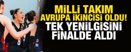 Milli Takım Avrupa Şampiyonası'nda finalde kaybetti