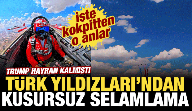 MSB, T&uuml;rk Yıldızları'nın selamlama u&ccedil;uşu esnasındaki kokpit g&ouml;r&uuml;nt&uuml;lerini paylaştı