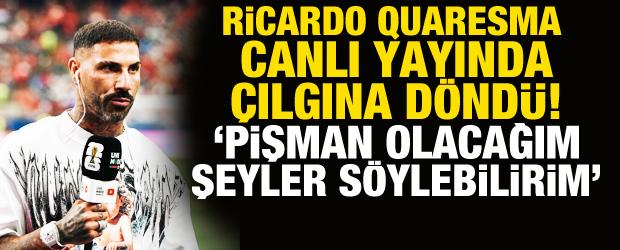 Quaresma &ccedil;ılgına d&ouml;nd&uuml;! Canlı yayında milli takım hocasını topa tuttu