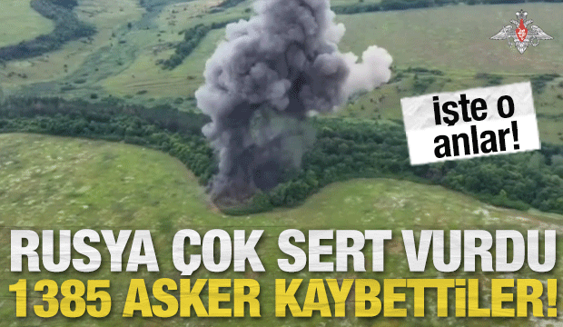 Rusya saldırı anlarını paylaştı: Ukrayna bir g&uuml;nde 1385 asker kaybetti