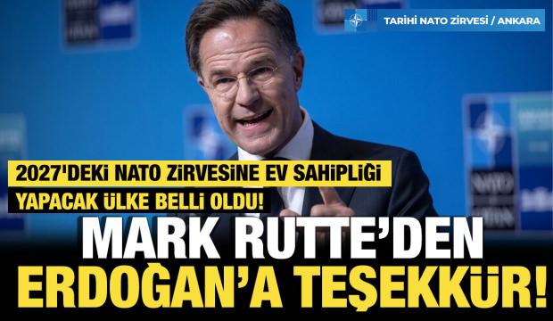 Rutte'den son dakika a&ccedil;ıklama: 2027'deki zirveye ev sahipliği yapacak &uuml;lke belli oldu