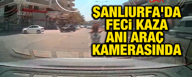 Şanlıurfa'da otomobile &ccedil;arpan motosikletteki 2 kişi yaralandı