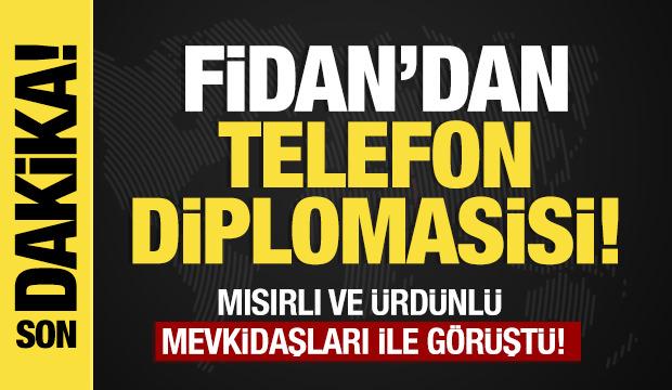 Son dakika: Bakan Fidan'dan Mısırlı ve &Uuml;rd&uuml;nl&uuml; mevkidaşları ile telefon diplomasisi
