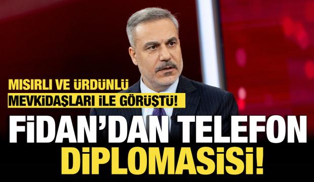 Son dakika: Bakan Fidan'dan Mısırlı ve &Uuml;rd&uuml;nl&uuml; mevkidaşları ile telefon diplomasisi