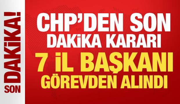 Son Dakika: CHP'de 7 il y&ouml;netimi g&ouml;revden alındı, 3 kişi ihra&ccedil; ediliyor
