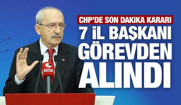 Son Dakika: CHP'de 7 il y&ouml;netimi g&ouml;revden alındı, 3 kişi ihra&ccedil; ediliyor