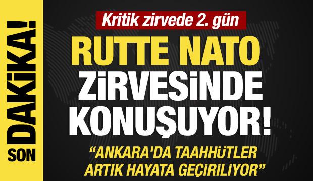 Son dakika... Rutte'den NATO zirvesinde flaş a&ccedil;ıklamalar
