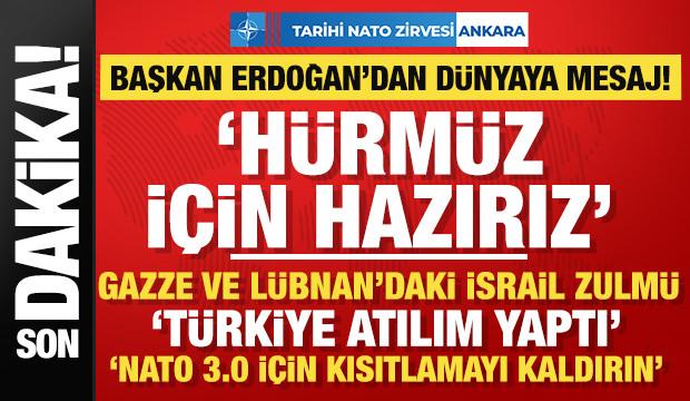 Son dakika... Tarihi NATO Zirvesi Erdoğan'ın hitabı ile başladı!