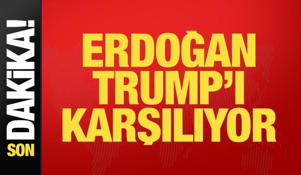 Son dakika... Trump Ankara'ya ulaştı! Erdoğan tarafından resmi t&ouml;renle karşılanıyor