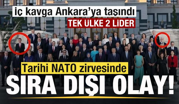 Tarihi NATO zirvesinde sıra dışı olay! Tek &uuml;lke iki lider! &Ccedil;ift başlılık Ankara'ya uzandı