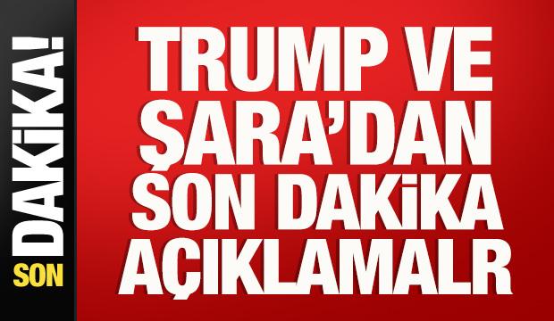 Trump ile Şara'dan ortak a&ccedil;ıklama