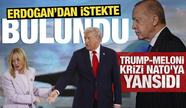 Trump-Meloni krizi Ankara'ya taşındı! Erdoğan'dan &ouml;zel istekte bulundu