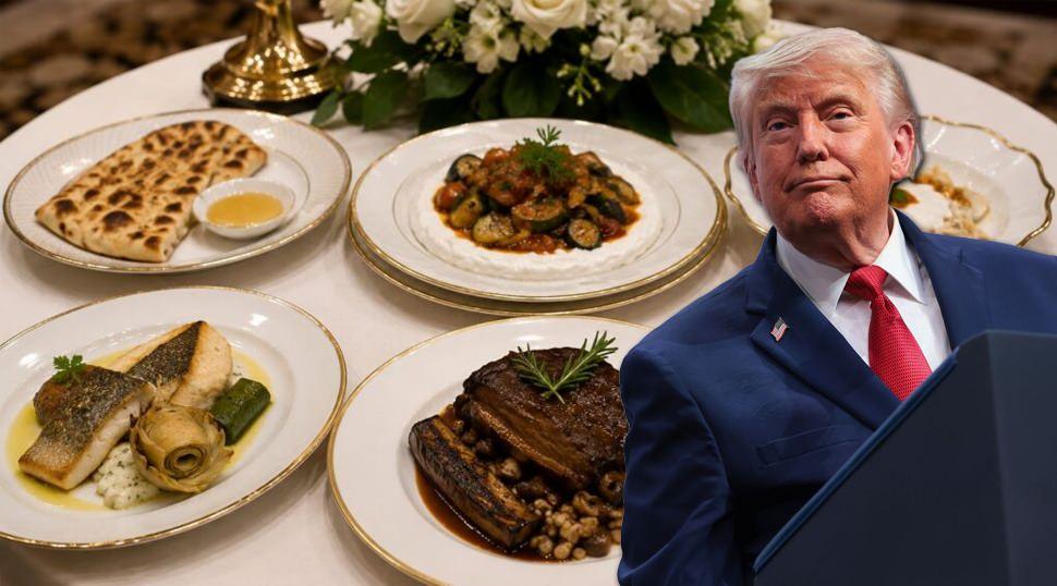 Trump T&uuml;rk mutfağına hayran kaldı: Yemeklere tam not verdi!