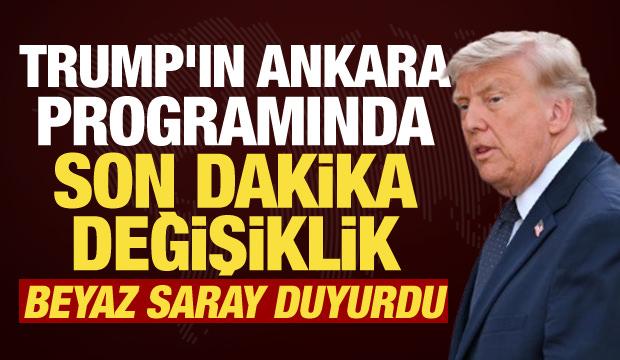 Trump'ın Ankara programı netleşti! Beyaz Saray saat saat a&ccedil;ıkladı: Anıtkabir detayı...