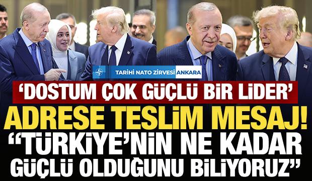 Trump'ın Erdoğan s&ouml;zleri NATO Zirvesi'ne damga vurdu