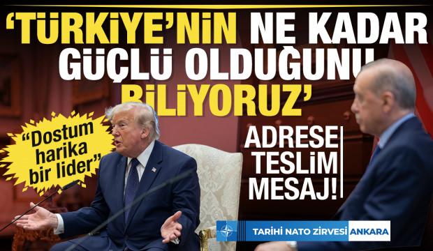 Trump'ın Erdoğan s&ouml;zleri NATO Zirvesi'ne damga vurdu