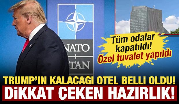 Trump'ın kalacağı otelde dikkat &ccedil;eken hazırlık: Her detay d&uuml;ş&uuml;n&uuml;ld&uuml;, odası hazırlandı!