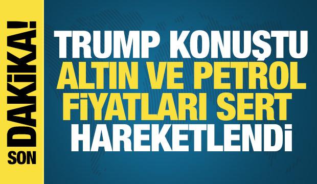 Trump'ın m&uuml;zakerelerin bittiğini a&ccedil;ıkladı: Petrol fırladı, altın sert d&uuml;şt&uuml;!