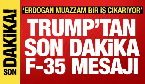 Trump'tan Beştepe'de son dakika a&ccedil;ıklama: Erdoğan muazzam bir iş &ccedil;ıkarıyor